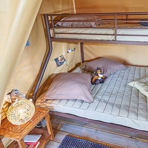 Zelt 5 Personen - 2 Schlafzimmer | 4-5 Schlafplätze | Kein Bad | Klimaanlage