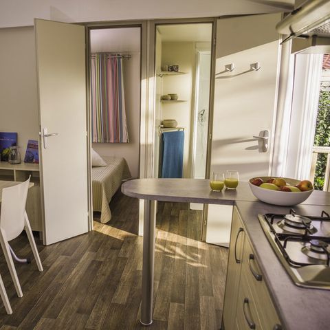 Mobilheim 4 Personen - Cottage Estérel 3 Zimmer 4 Personen Klimatisiert + TV