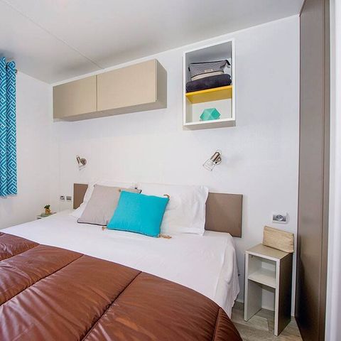 Mobilheim 8 Personen - Premium | 3 Zi. | 6/8 Pers. | Erhöhte Terrasse | Klimaanlage