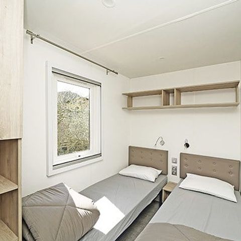Mobilheim 8 Personen - Mobilheim | Premium | 3 Zi. | 6/8 Pers. | Erhöhte Terrasse | 2 Bäder | Klim.
