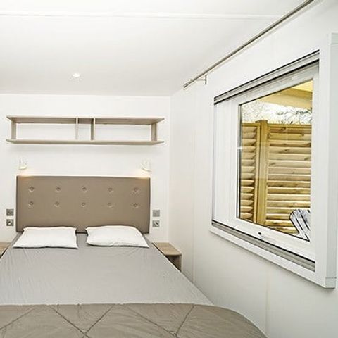Mobilheim 8 Personen - Mobilheim | Premium | 3 Zi. | 6/8 Pers. | Erhöhte Terrasse | 2 Bäder | Klim.