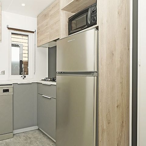 Mobilheim 8 Personen - Mobilheim | Premium | 3 Zi. | 6/8 Pers. | Erhöhte Terrasse | 2 Bäder | Klim.