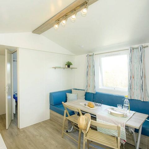 Mobilheim 8 Personen - Mobilheim | Classic | 3 Schlafz. | 6/8 Pers. | Erhöhte, nicht überdachte Terrasse | 2 Bäder | Klim.