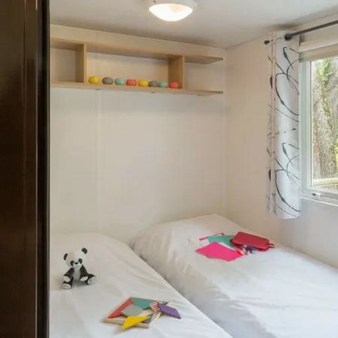 Mobilheim 6 personen - Premium 3 Schlafzimmer 2 Bäder Lounge