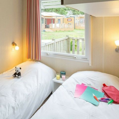 Mobilheim 6 personen - Premium 3 Schlafzimmer 2 Bäder Lounge ohne TV