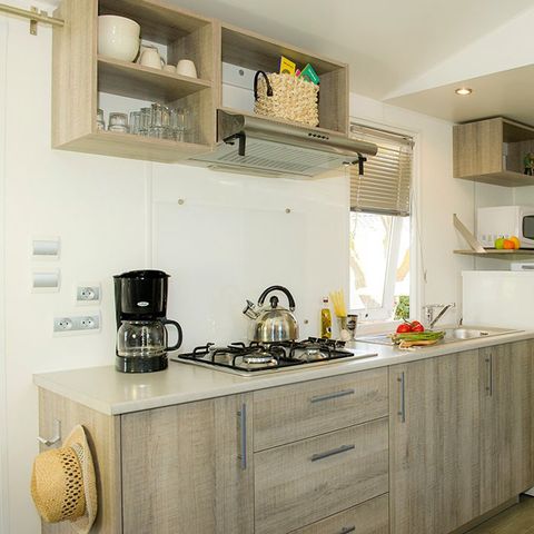 Mobilheim 4 Personen - Classic | 2 Zi. | 4 Pers. | Erhöhte Terrasse