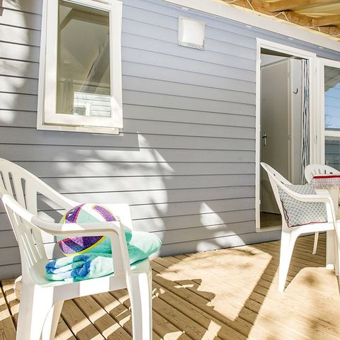 Mobilheim 4 Personen - Classic | 2 Zi. | 4 Pers. | Erhöhte Terrasse