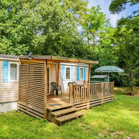 Mobilheim 6 Personen - Mobilheim | Classic | 2 Zi. | 4/6 Pers. | Erhöhte Terrasse