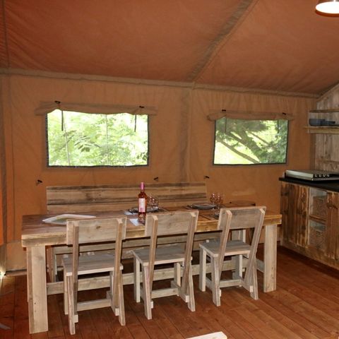 Zelt 6 Personen - SAFARI LODGE LUXUS