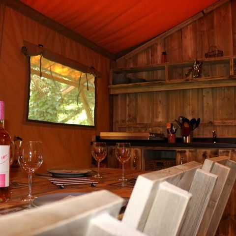 Zelt 6 Personen - SAFARI LODGE LUXUS