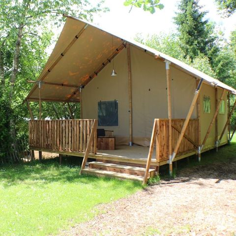 Zelt 4 Personen - LODGE SAFARI mit SPA