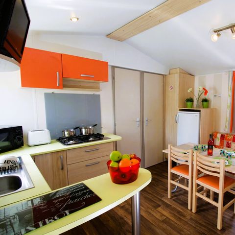 Mobilheim 6 Personen - 2 Schlafzimmer - TV