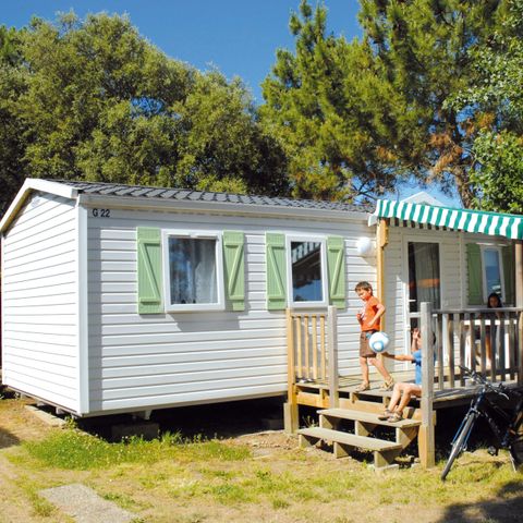 Mobilheim 6 Personen - 3 Schlafzimmer - TV