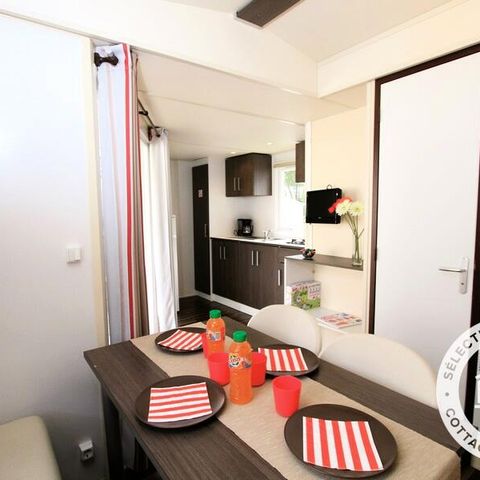 Mobilheim 6 personen - 3 Zimmer für 6 Personen + TV