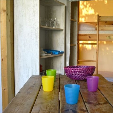 Bungalowzelt 4 Personen - Bungalow Junior 2 Zimmer 4 Personen 17m²