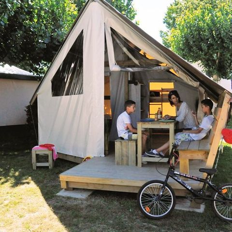 Bungalowzelt 4 Personen - Bungalow Junior 2 Zimmer 4 Personen 17m²