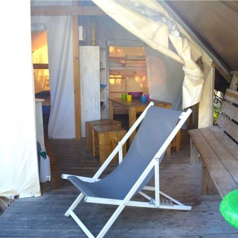 Bungalowzelt 4 Personen - Bungalow Junior 2 Zimmer 4 Personen 17m²