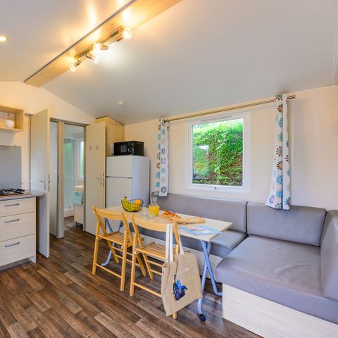 Mobilheim 4 Personen - LOISIR CONFORT 2 Zimmer 4 Pers. - 25m2 - Terrasse Sonnenschirm