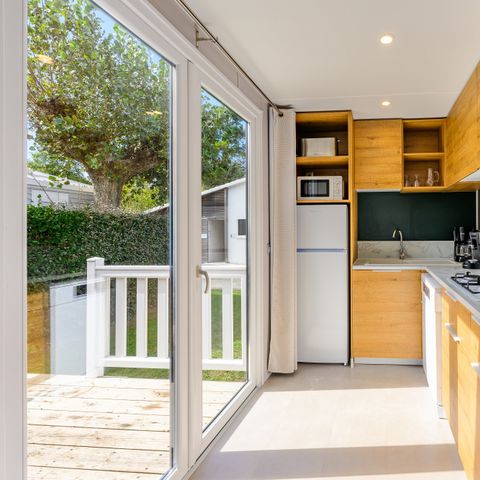 Mobilheim 6 Personen - SIGNATURE PRESTIGE 3 Zi. 6 Pers. - 36m2 - überdachte Terrasse 6 pers.
