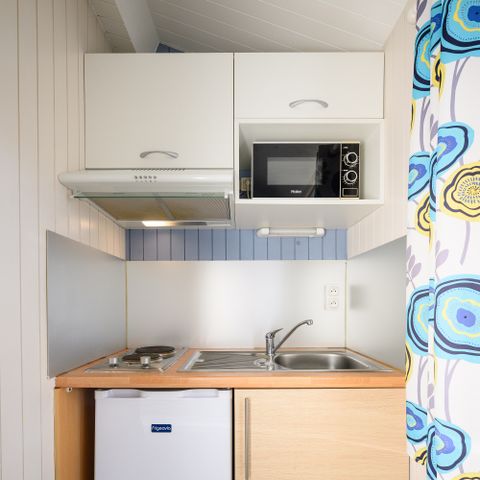 Chalet 4 Personen - D/ CHALET CONFORT 1 Zimmer 2/4 Pers. - 25m2 - Terrasse Sonnenschirm