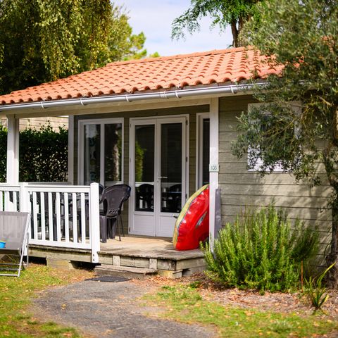 Chalet 4 Personen - D/ CHALET CONFORT 2 Schlafz. 4 pers. - 35m2 - integrierte Terrasse