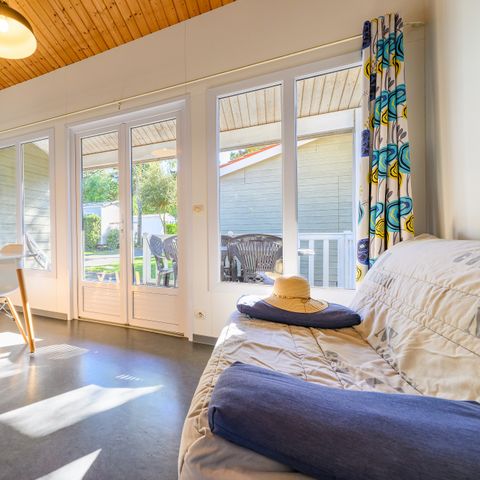 Chalet 4 Personen - D/ CHALET CONFORT 2 Schlafz. 4 pers. - 35m2 - integrierte Terrasse
