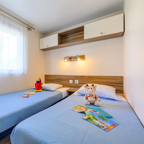 Mobilheim 6 Personen - LOISIR CONFORT 3 Zimmer 6 Pers. - 36m2 - überdachte Terrasse
