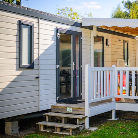 Mobilheim 4 Personen - D/ SIGNATURE PRESTIGE 2 Zi. 4 Pers. - 34m2 - überdachte Terrasse