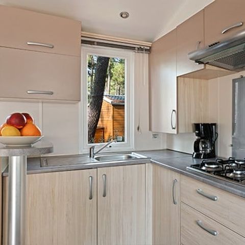 Mobilheim 6 Personen - Classic XL | 2 Zi. | 4/6 Pers. | Erhöhte Terrasse