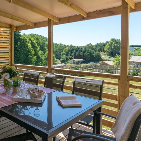 Mobilheim 6 Personen - PREMIUM COTTAGE