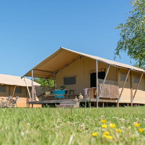 Safarizelt 6 Personen - Woody lodge 2Zimmer ohne Sanitäranlagen