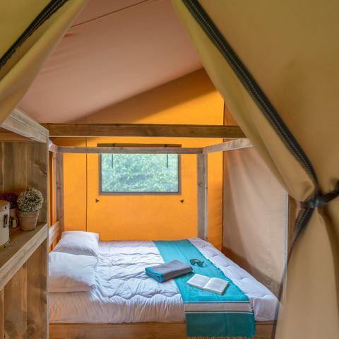 Safarizelt 6 Personen - Woody lodge 2Zimmer ohne Sanitäranlagen
