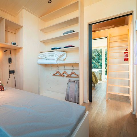 Tiny house 5 personen - Wild Spirit 2 Schlafzimmer - 60m² - TV -CLIM - LV - SH + SAUNA + NORDISCHES BAD