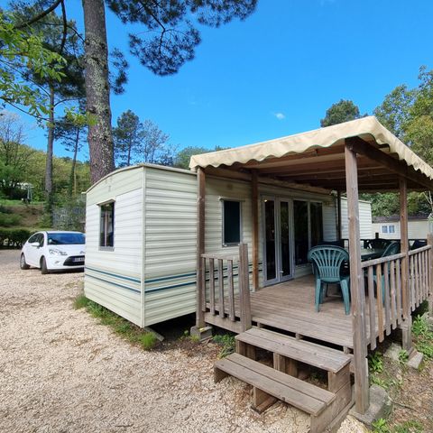 Mobilheim 4 Personen - MH2 23 m² renoviert mit Sanitäranlagen