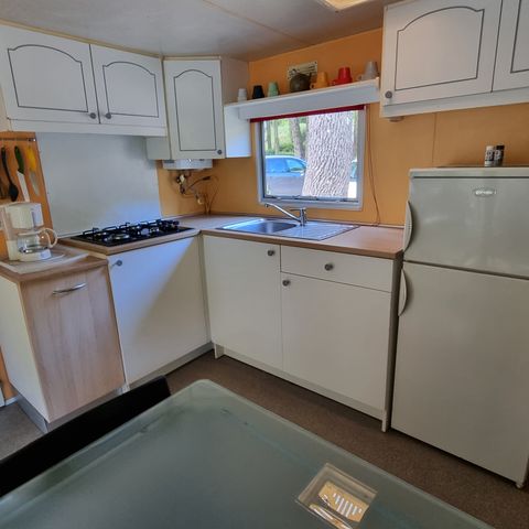 Mobilheim 4 Personen - MH2 23 m² renoviert mit Sanitäranlagen