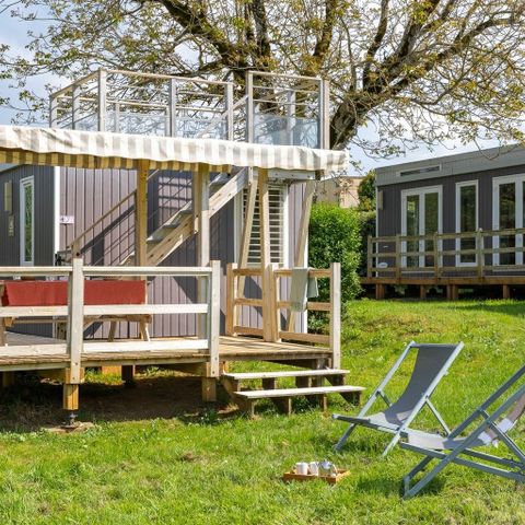 Mobilheim 4 Personen - PANORAMISCHES COTTAGE 4p 2ch ***