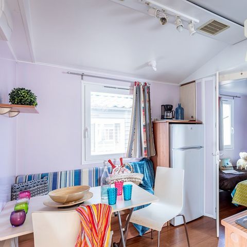 Mobilheim 4 personen - Classic | 2 Schlafz. | 4 Pers. | Erhöhte Terrasse