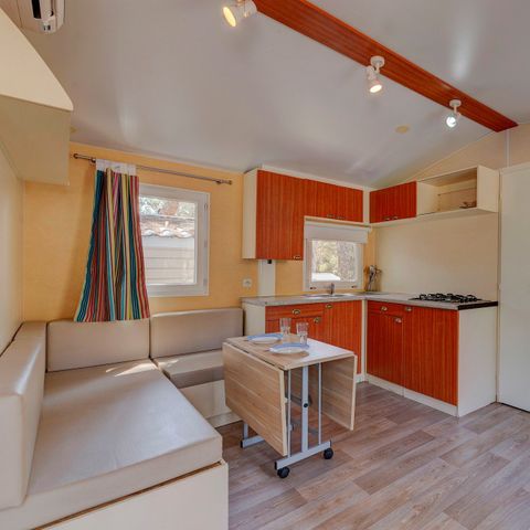 Mobilheim 6 personen - Mobilheim | Classic | 3 Schlafz. | 6 Pers. | Hochterrasse | 1 Bad