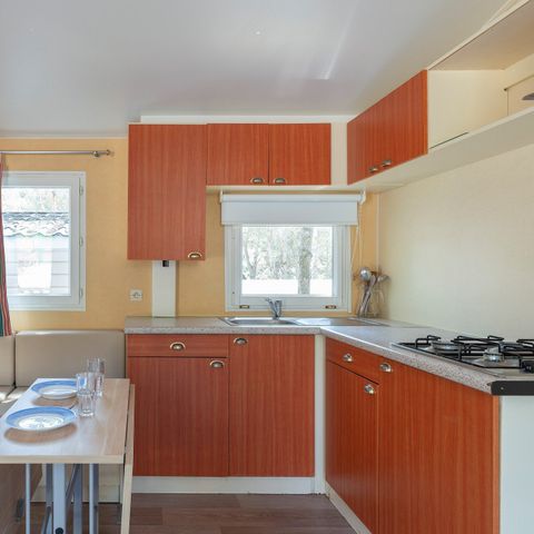 Mobilheim 6 personen - Mobilheim | Classic | 3 Schlafz. | 6 Pers. | Hochterrasse | 1 Bad