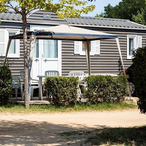 Mobilheim 6 personen - Comfort | 3 Schlafz. | 6 Pers. | Einzelne Terrasse | 1 Bad