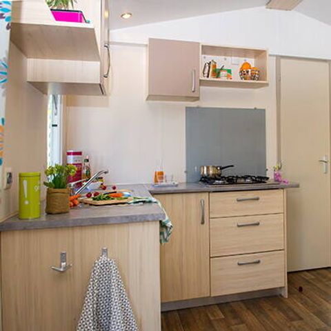 Mobilheim 6 personen - Classic | 2 Schlafz. | 4/6 Pers. | Terrasse Einzelzimmer | 1 Bad | TV