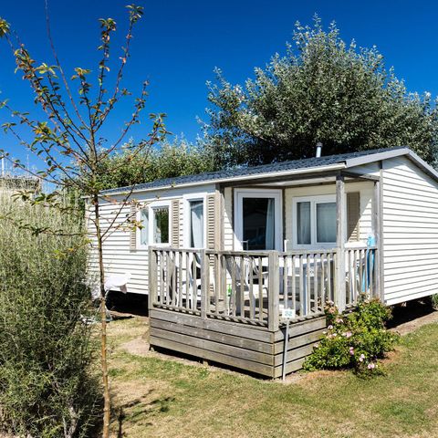 Mobilheim 6 personen - Classic | 2 Schlafz. | 4/6 Pers. | Terrasse Einzelzimmer | 1 Bad | TV