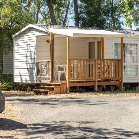 Mobilheim 6 personen - Classic | 2 Schlafz. | 4/6 Pers. | Terrasse Einzelzimmer | 1 Bad | TV