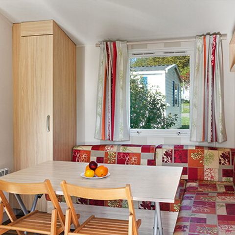 Mobilheim 6 personen - Mobilheim | Classic XL | 3 Schlafz. | 6 Pers. | Erhöhte Terrasse | TV