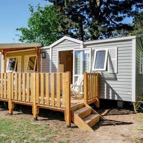 Mobilheim 6 personen - Mobilheim | Classic | 3 Schlafz. | 6 Pers. | Erhöhte Terrasse | TV