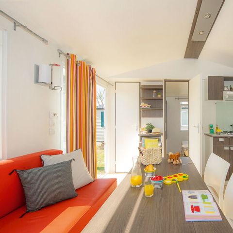 Mobilheim 6 personen - Mobilheim | Classic | 3 Schlafz. | 6 Pers. | Erhöhte Terrasse | TV