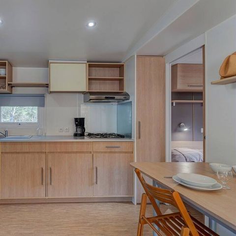 Mobilheim 6 personen - Classic | 2 Schlafz. | 4/6 Pers. | Terrasse Einzelzimmer | 1 Bad