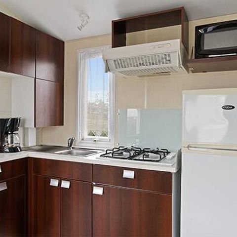 Mobilheim 6 personen - Classic | 2 Schlafz. | 4/6 Pers. | Terrasse Einzelzimmer | 1 Bad