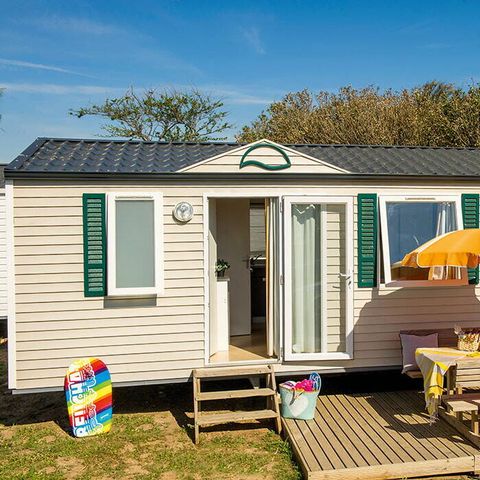 Mobilheim 6 personen - Classic | 3 Schlafz. | 6 Pers. | Terrasse Einzel | 1 Bad