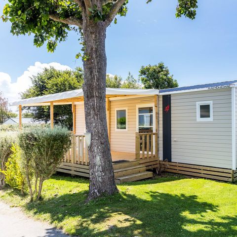 Mobilheim 6 personen - Mobilheim | Comfort | 2 Zi. | 4/6 Pers. | *Erhöhte Terrasse* | 1 Bad | Klimaanlage | TV